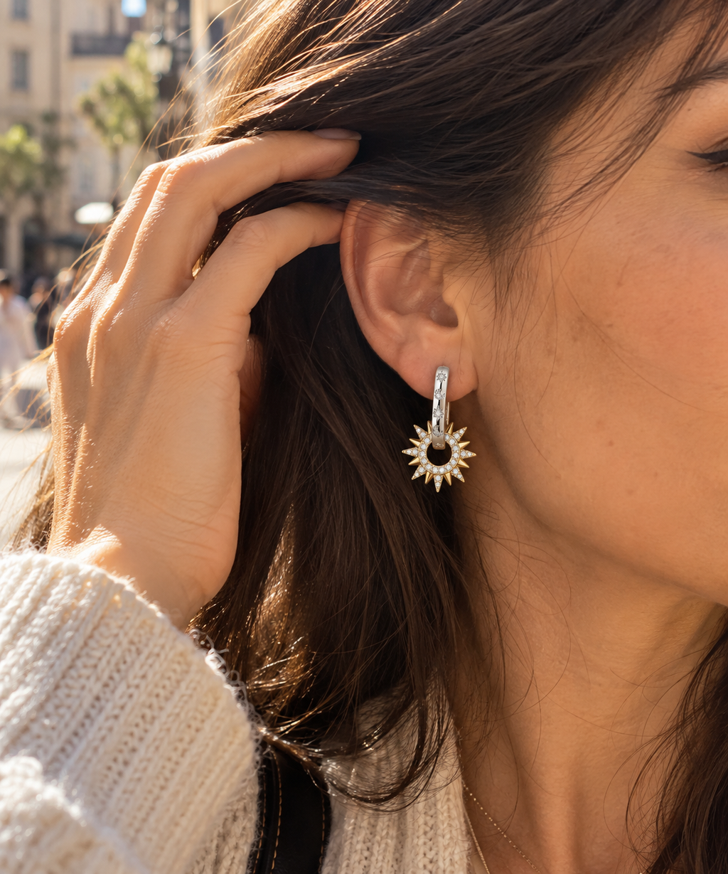Pendientes Sol Radiante