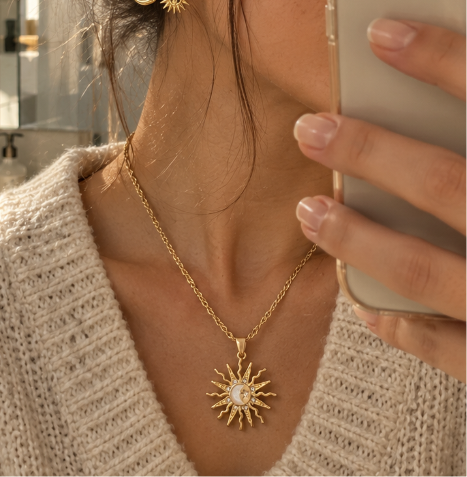 Collar Sol y Luna